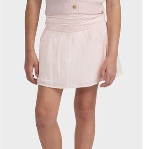 Abercrombie Kids Emerson High Rise Pleated Skort Girls 15/16 Mauve Chalk